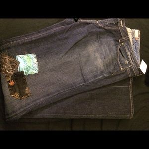 Paige Denim Patchwork Jeans- Sz 32 NWT
